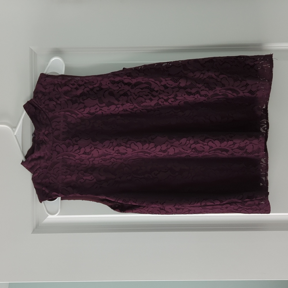 Plum, Lace Tank